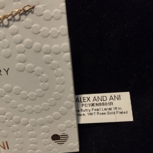 Alex and Ani Sea Sultry 14k gp lariat - Picture 2 of 2